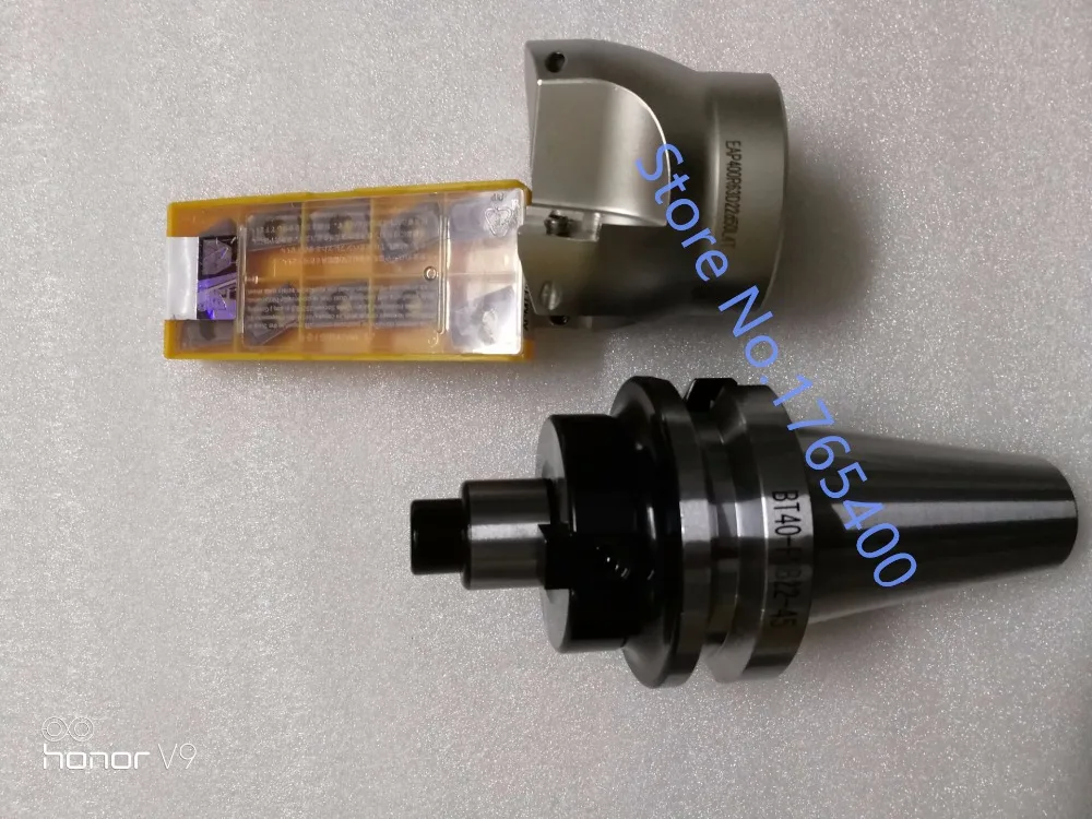 Фрезы M16 BT40 FMB22 45L + BAP400R 50 22 4T 4 канавки с 10 вставками APMT1604 для фрезерования ЧПУ|milling