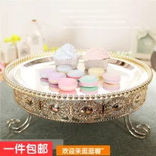 Silveriness модные металла кекса послеобеденный чай, закуски стойки десерт фрукты поддон бисера украшения торта инструменты