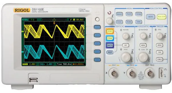 

RIGOL Digital Oscilloscope DS1102E 100MHz 1GSa/S DSO