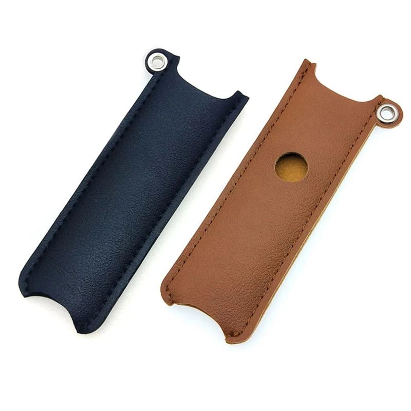 

Leather Electronic Cigarette Bag Necklace String Neck Lanyard E-cigarette Bag Lanyard Ring Case For RELX