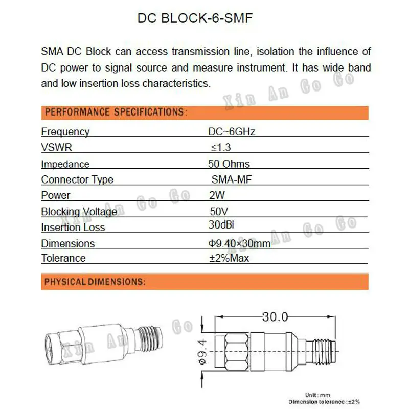 1 шт. SMA аттенюатор SMA штекер к разъему, 2 Вт, DC-6Ghz 20 дБ