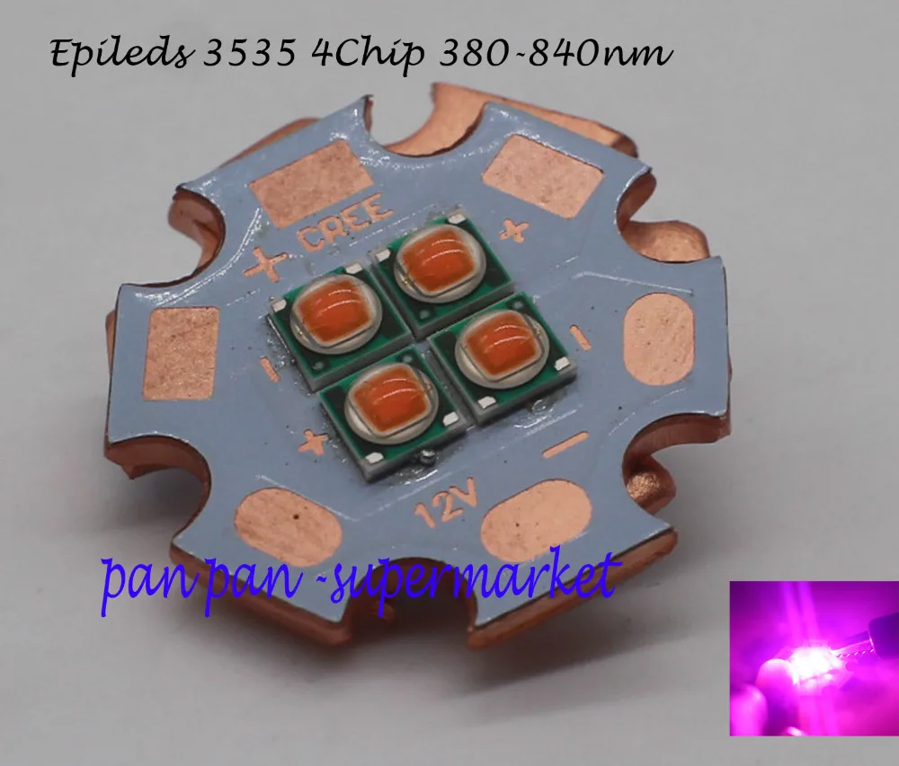 4 чипа Epi led s 3535 3 В/6 в/12 В светодиосветодиодный 18 Вт мощный светодиодный излучатель