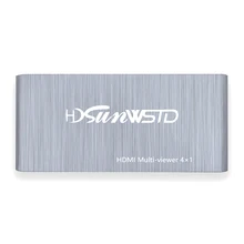 4x1 hdmi-multivisor compatível hd quad tela em tempo real com função de switcher sem emenda hd completo 1080p & 3d