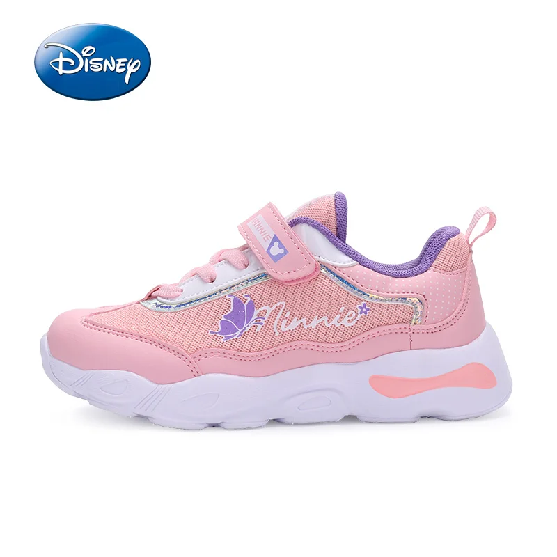 

Disney Children Shoes For Girls Minnie Casua Shoes Spring Cute Girls Pink Non-Slip Breathable Children Casual Shoes