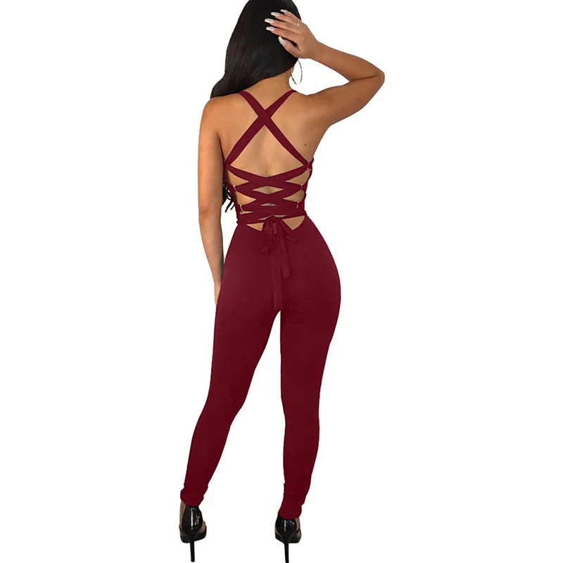 2019 مثير ضمادة عارية الذراعين الدانتيل يصل السروال القصير الجوارب الإناث حللا النساء وزرة Playsuit عارضة الأسود قطعة واحدة ارتداءها