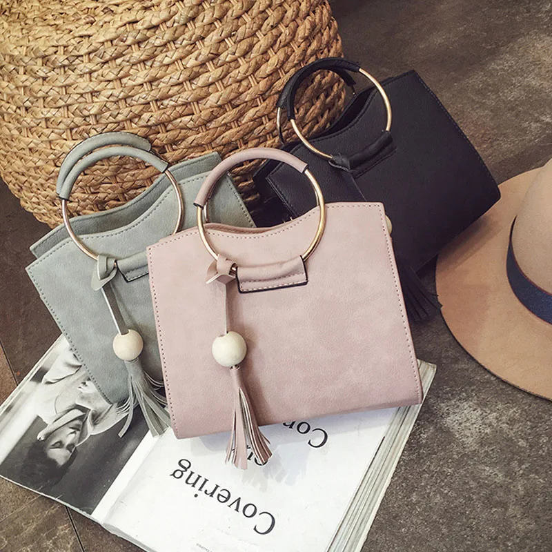 الأزياء بو الجلود المرأة حقيبة يد شرابة حقيبة كتف المرأة أعلى مقبض اليد حلقة معدنية Crossbody أكياس خمر حقيبة ساع الأزياء بو الجلود المرأة حقيبة يد شرابة حقيبة كتف المرأة أعلى مقبض اليد حلقة معدنية Crossbody أكياس خمر حقيبة ساع