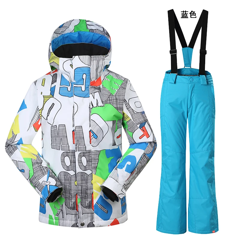 

GSOUSNOW Boys Ski Suit Waterproof Windproof -30 Degree