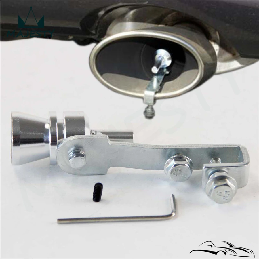 

1 x Exhaust Fake Turbo Simulator Whistle Pipe Sound Muffler Blow Off Valve M