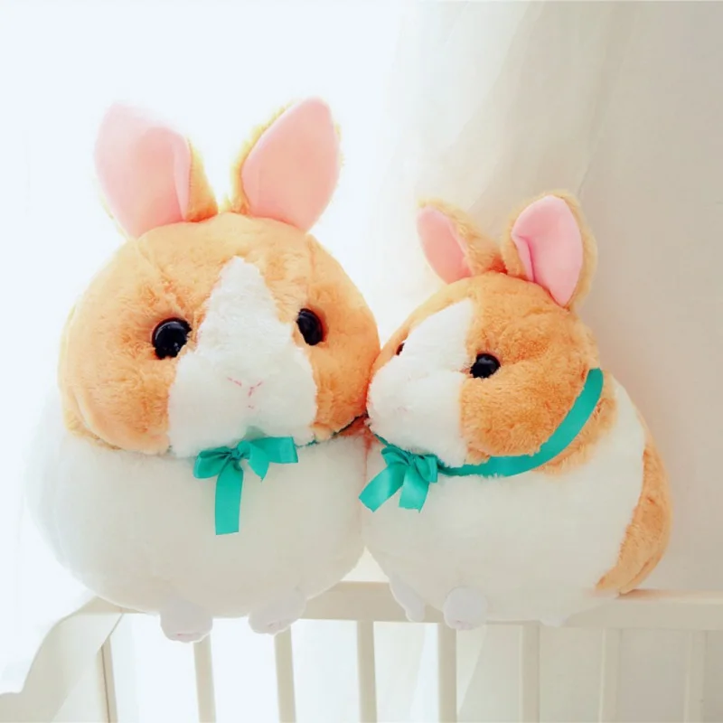 Cute Plush Japan Long Ear Rabbit Bunny Fat Round Ball Toy Stuffed