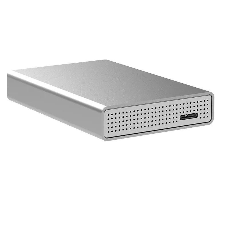 Baratos Todo metal 2,5 pulgadas Disco Duro Caddy para espesor 15mm SSD HDD cajas externas USB 3,0 sata Disco Duro carcasa cubierta Blueendless