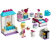 Série Bela Amigos Amizade da Stephanie Bolos Modelo Building Block Bricks Compatível Com Legoings Amigos