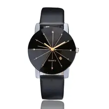 2017Men Luxury New Fashion Lovers Watch Men Couple Quartz Clock Men Leather Dial Clock Women saat erkekler reloj hombre #50