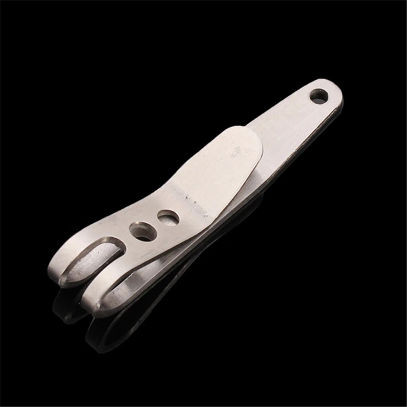 Мини фонарик EDC клип Инструменты деньги держатель Брелок Клип факел светодиодный