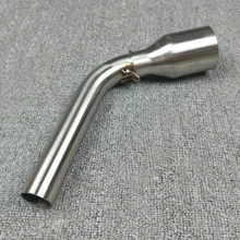 Мотоцикл Выхлопная средняя контактная труба без шнуровки для HONDA GROM MSX125 MSX 125 2013 бренд