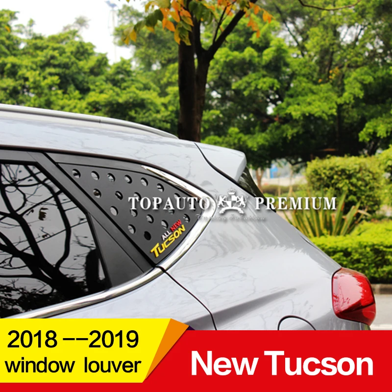 Используется для hyundai new tucson Window Louver2018 год PP пластик солнцезащитный козырек заднего стекла украшение автомобиля переоборудование