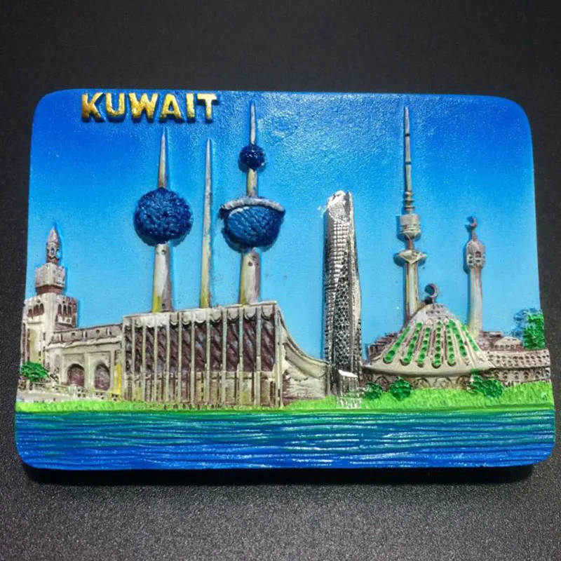 1 Pc Creative Kuwait Arab Fridge World Tourist Souvenirs