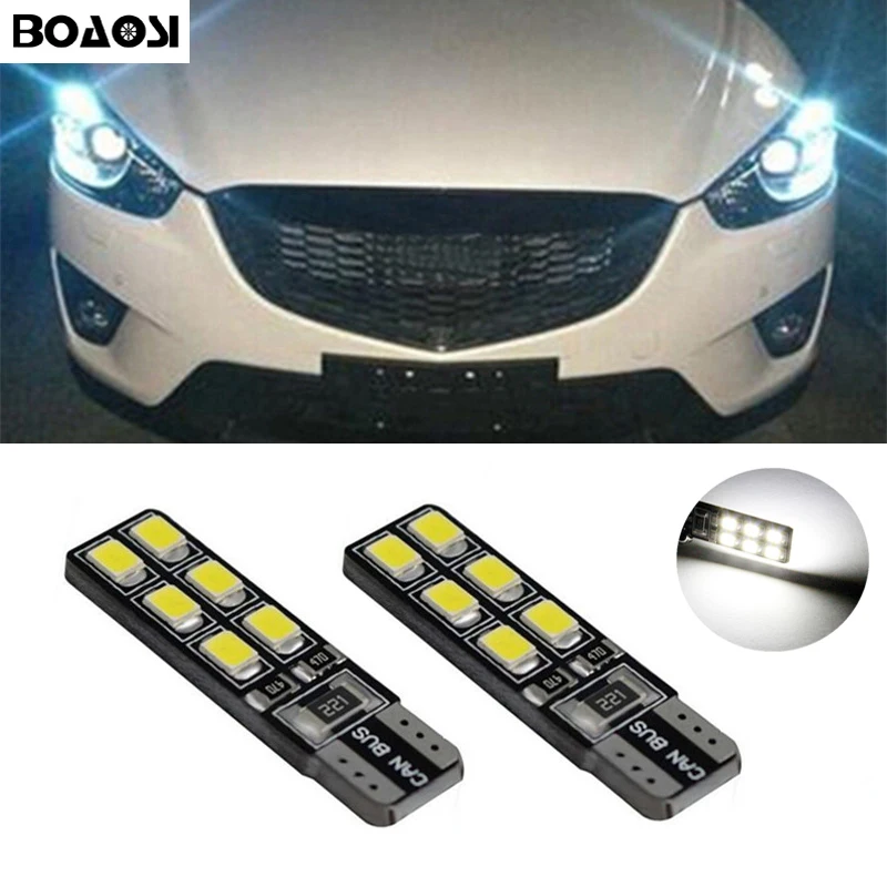 

2x T10 2835SMD LED Error Free Eyebrow Eyelid Light Bulb For mazda 3 6 emblem atenza spoiler cx7 rx8 cx-5 cx5 cx 5 6 3 Axela
