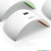 SUN9s/9c 24 Вт УФ-лампа Сушилка для гель-лака для дизайна ногтей Светодиодная лампа для ногтей машина белый свет таймер инфракрасная лампа