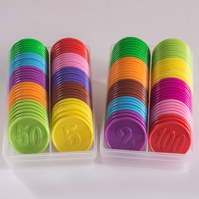 80 шт./лот 1 2 3 4 5 6 9 10 пластиковый покерный чип для игровых жетонов Пластиковые монеты Семейные Клубные настольные игры игрушка лучший подарок для детей