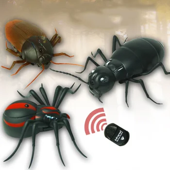 

2020 New 1pcs Lifelike Simulation Cockroach Ant Spider Infrared Remote Control Tricky Toy