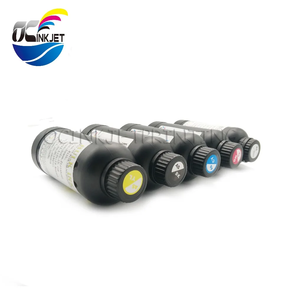 OCINKJET 500 мл светодиодные УФ чернила для Epson 1390 1400 1410 1430 1500 Вт планшетный принтер DX4 DX5