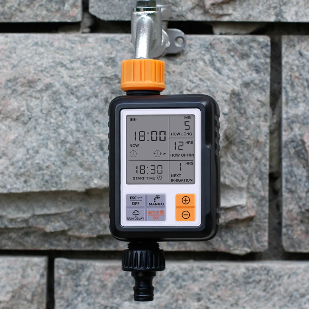 

Universal LCD Screen Sprinkler Controller Outdoor Garden Solenoid Valve Timer Automatic Watering Device Irrigation Tool