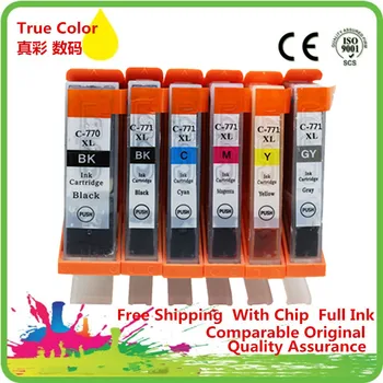 

Replacement PGI 770 PGI-770 PGI770 PGI-770XL PGI-770BK Ink Cartridges For Canon Pixma MG7770 MG-7770 MG 7770
