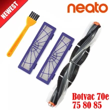 Generic combo Brush blade brush and bristle brush Beater+2Pcs dust filter hepa for Neato Botvac 70e 75 80 85 robot Cleaners цена Generic combo Brush blade brush and bristle brush Beater+2Pcs dust filter hepa for Neato Botvac 70e 75 80 85 robot Cleaners цены онлайн