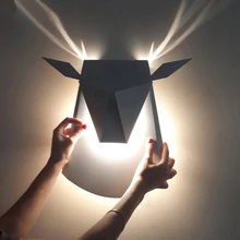 Nordic post-modern wall lamp restaurant cafe mirror front lamp bedroom bedside corridor wall lamp modern minimalist circle led bedside wall lamp post modern staircase corridor bedroom living room restaurant wall lamp