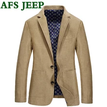 AFS JEEP 2017 new Spring Autumn Men’s Casual Suit Jacket High Quality Genuine Brand Fashion Lapel men Suit Jacket Size M-3XL 135