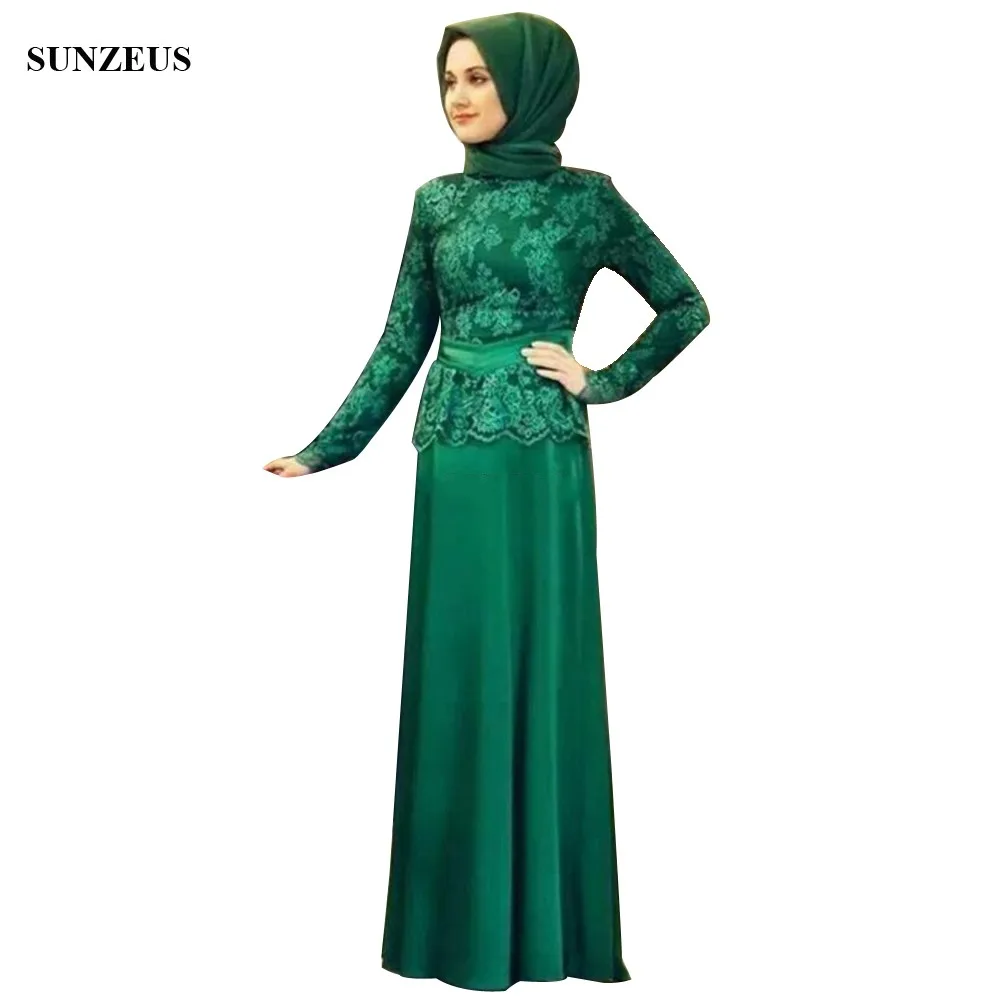 Saudi Arabische Moslim Moeder Van De Bruid Jurken Lace Lange Mouwen Vrouwen Partij Jassen Lange Chiffon Bruiloft Gast Jurk CM090 Saudi Arabische Moslim Moeder Van De Bruid Jurken Lace Lange Mouwen Vrouwen Partij Jassen Lange Chiffon Bruiloft Gast Jurk CM090