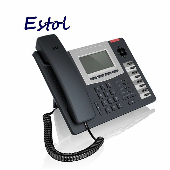Reception Phone.HD Voice VoIP Phone,4 SIP lines+IAX2 line