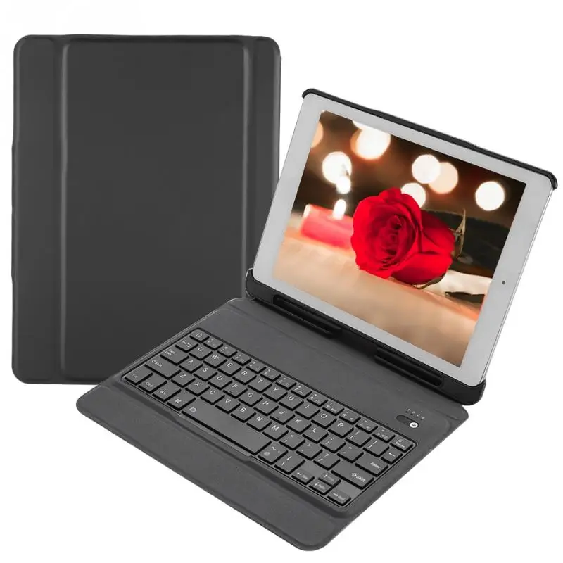 Foldable Bluetooth Wireless Keyboard with Holder Stand for iPad 9.7