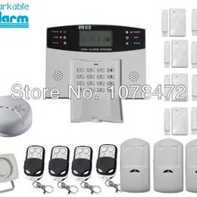 Высококачественный GSM сигнализации sysytem, классический беспроводной проводной APP контролируемых дома охранной сигнализации с датчиком дыма, PIR сенсор