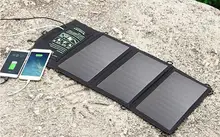 5V 21W Solar Charger Top Quality Folding Solar Phone Charger Dual USB Solar Charger.Solar power bank.