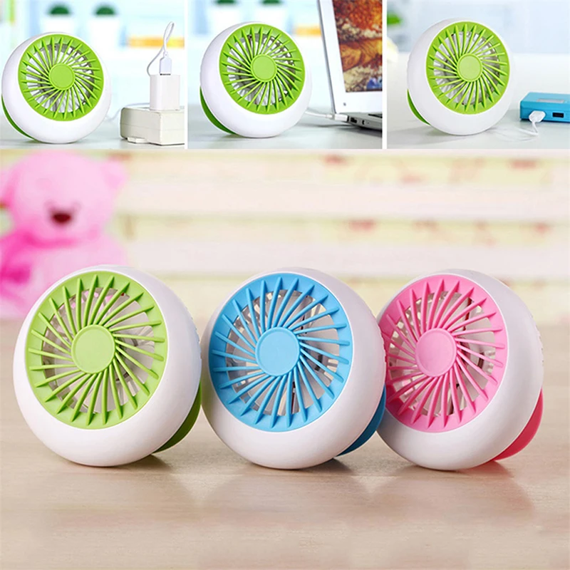 

2019 New Portable Mini USB Handheld Desktop Fan Rechargeable PC Laptop Air Cooler Cooling At Home Office Outside