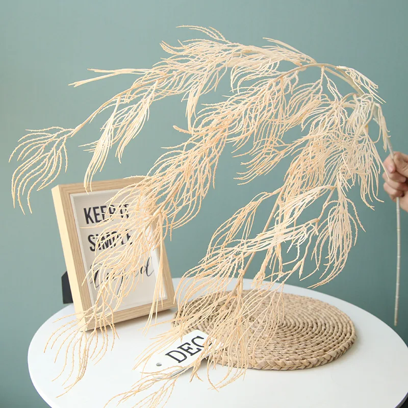 

3psc Artificial Foggy Branch Phoenix Smog Home Wedding Landscaping Simulation Flower Multi-fork Encryption Phoenix