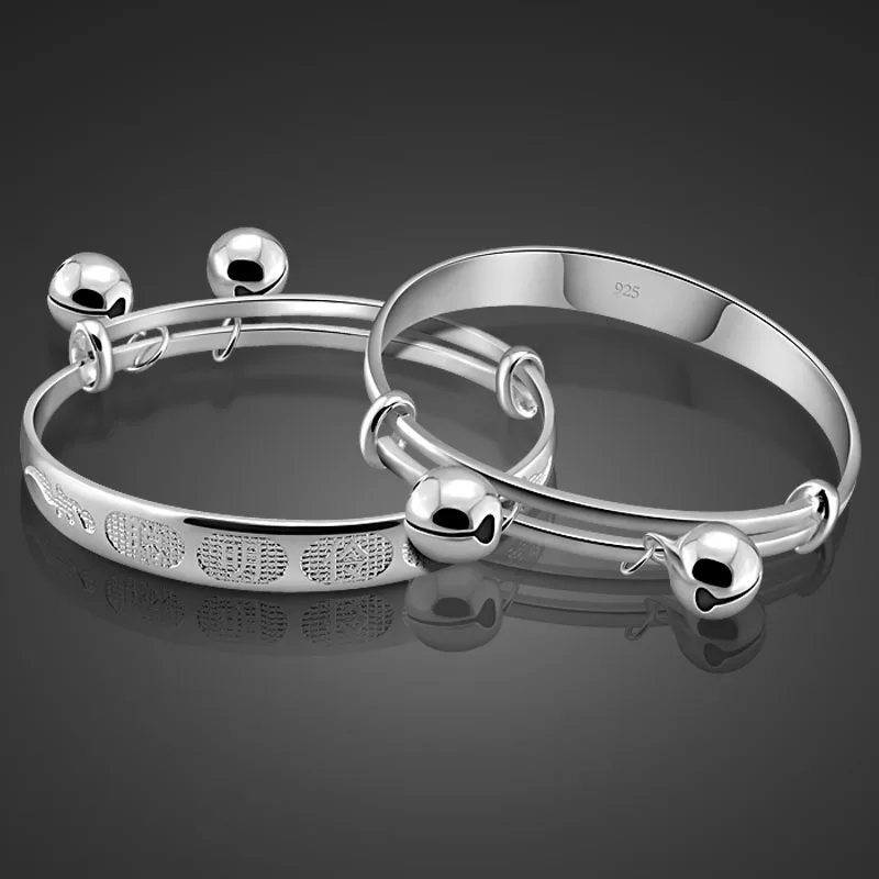 Браслет детский из серебра 925 пробы в китайском стиле|silver bracelet baby|baby silver braceletbracelet