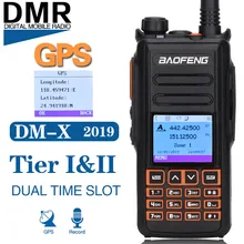 Gps Запись двухдиапазонный DMR Baofeng DM-X рация Dual Time slot цифровой/аналоговый ретранслятор обновление DM-1702 радио
