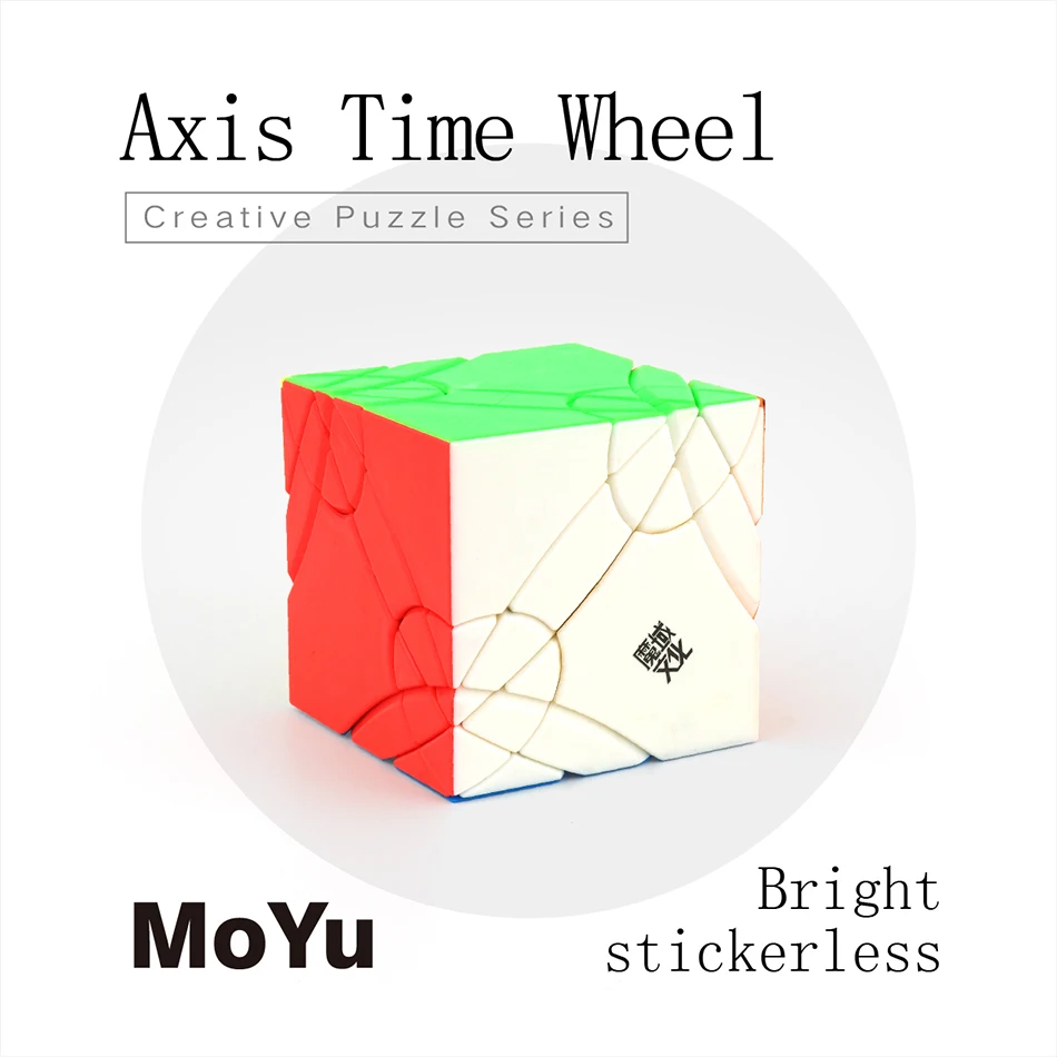 MoYu Axis Time Wheel Cube Stickerless Magic Speed куб пазл игрушки|cube stickerless|magic speed cubespeed cube |
