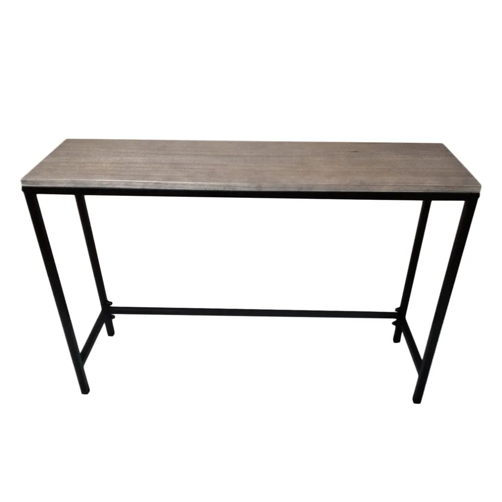 

(From DE) Modern Industrial Style Desk Corridor Table Stable Hall Table Desk Rectangular Kitchen Room Home Decorative Furniture