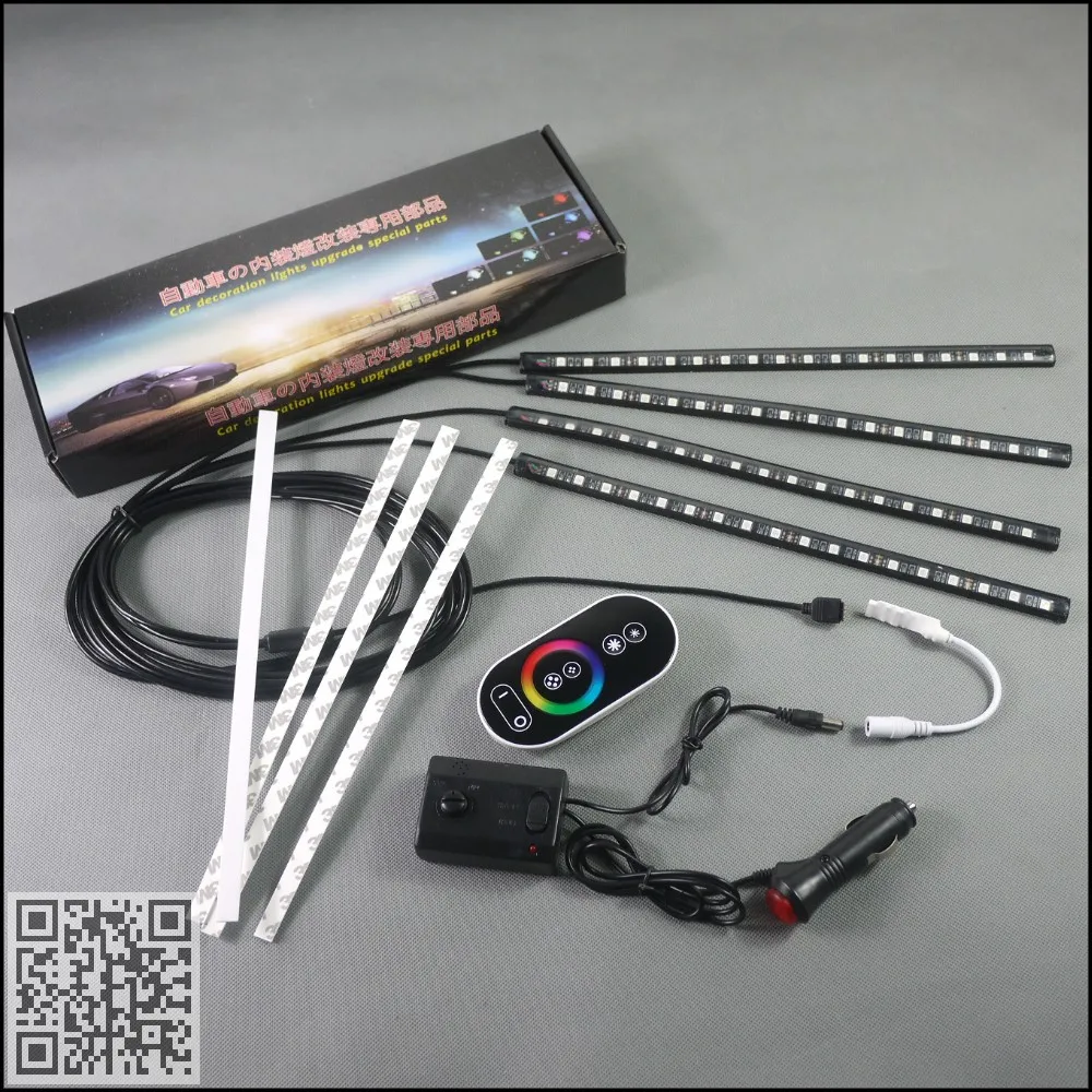 Car Neon Color-Changing Light of Atmibient Inside Footwell Light For Lexus CT 200h  F 2011~2015 package