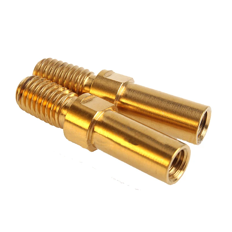 

ROCKBROS 2pcs Titanium Light weight Bike Bicycle Repair Replace Part M8 x 1.25mm Brake Post V-Brake Stud Bolt Screws Golden