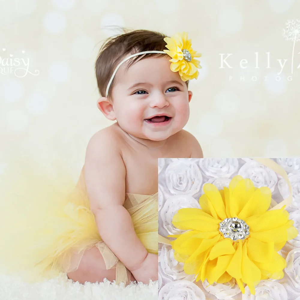 Pack Baby Тюлевая юбка-пачка повязка на голову с цветами для новорожденных Одежда для маленьких девочек юбки Pettiskirt Костюм для фото наряды
