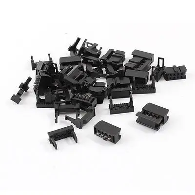 

100pcs Dual Row IDC Connector FC-8P 2x4Pin Female Header 2.54mm Pitch