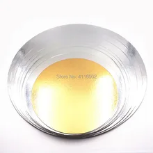 300 шт Круглый Золотой Серебряный торт доска для представления украшенных тортов подвижная пластина поворотные столы Инструменты для выпечки 8 дюймов 10 дюймов