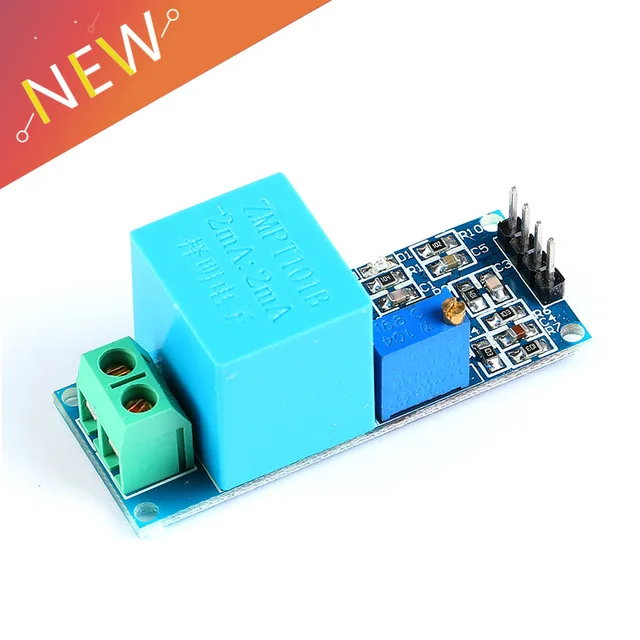 

5Pcs Diy Electronic AC Output Voltage Sensor Active Single Phase Voltage Transformer Board Module for Arduino Mega ZMPT101B 2mA