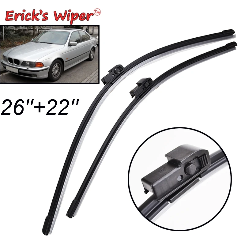 Erick's Wiper Front Wiper Blades For BMW 5 Series E39 525i 528i 530i ...