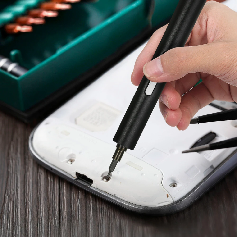 

Mini Electric Power Cordless Precision Screwdriver Rechargeable Portable DC3.6V Dual Power Electrical Screw Driver