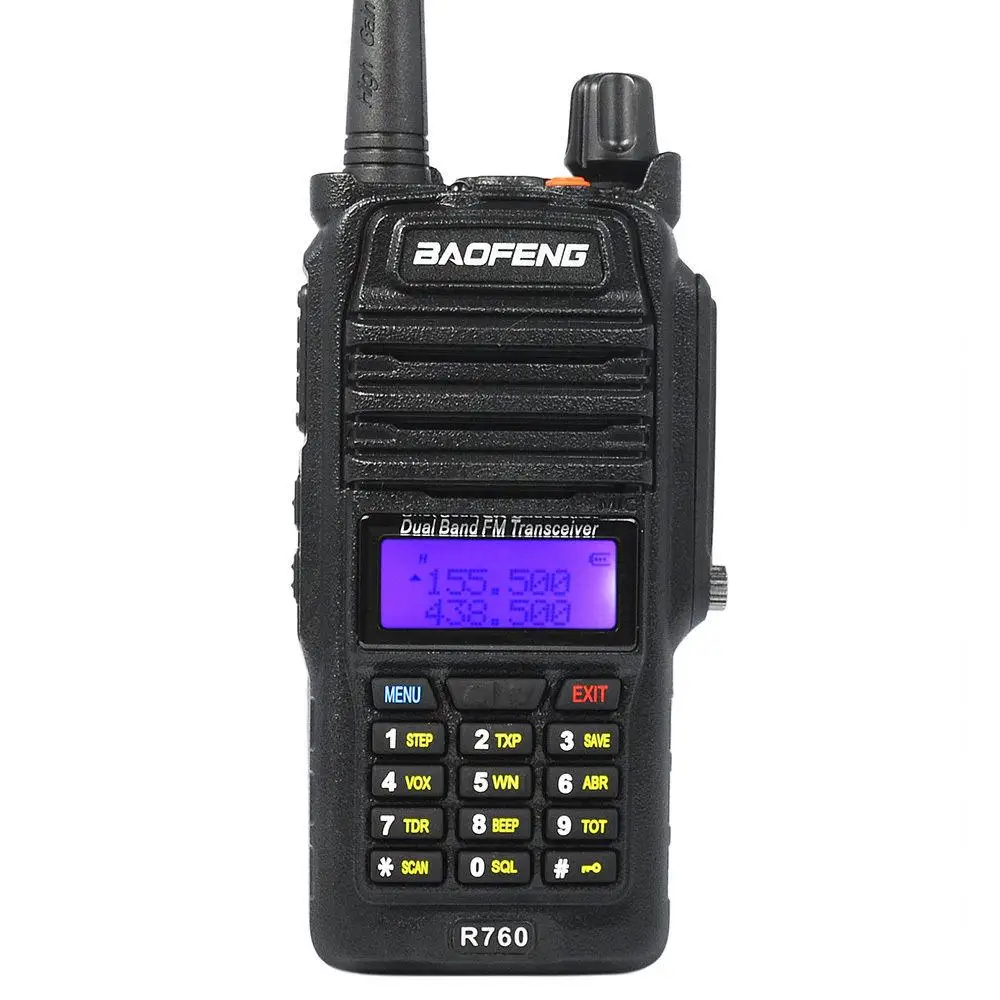 imágenes para 2 unids R760 al aire libre Profesional Jamón CB de Radio de largo alcance Walkie Talkie IP67 A Prueba de agua equipo de policía radio portátil equipo imágenes para 2 unids R760 al aire libre Profesional Jamón CB de Radio de largo alcance Walkie Talkie IP67 A Prueba de agua equipo de policía radio portátil equipo